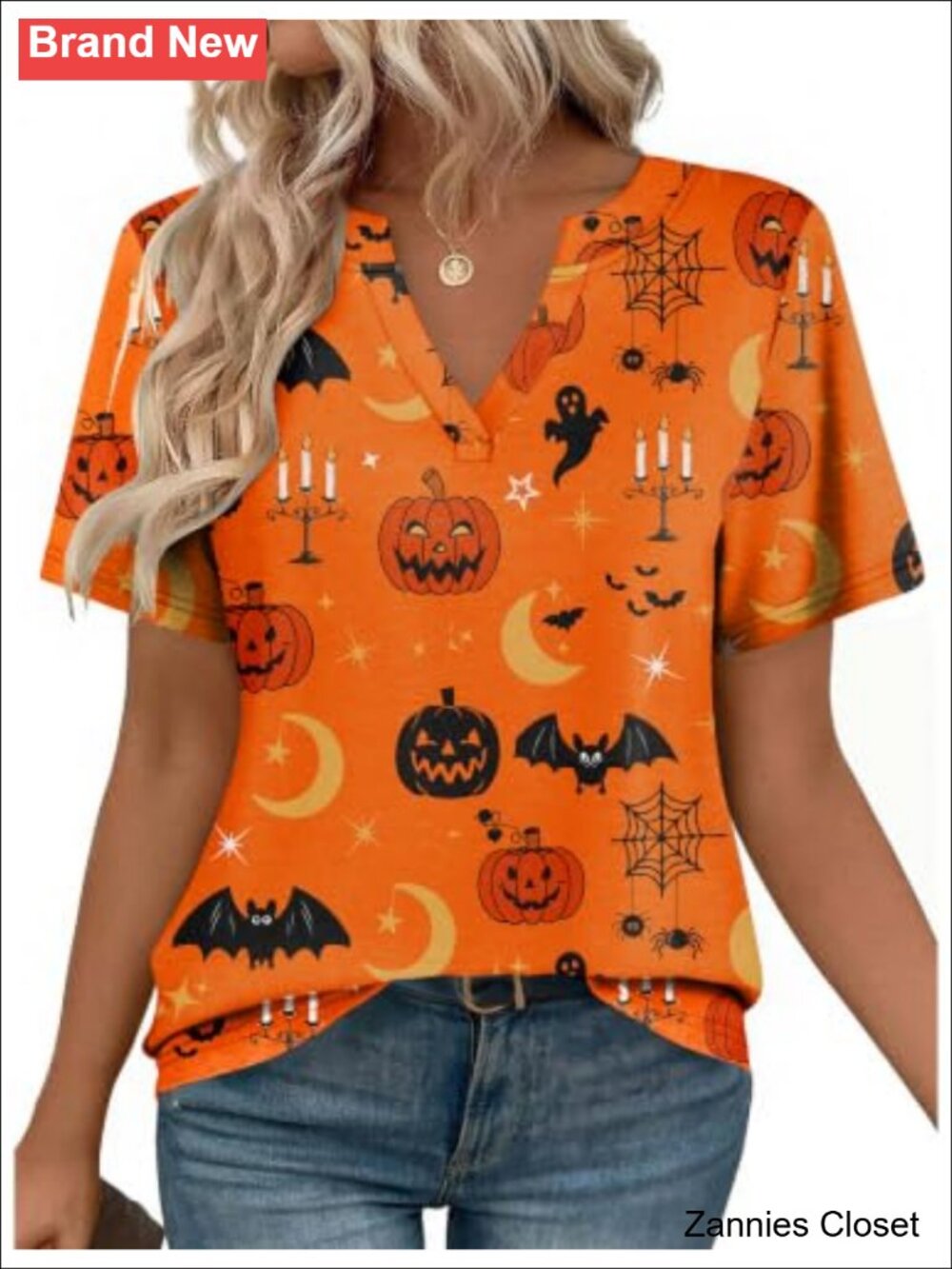 👻 Zeagoo Short Sleeve V Neck Tee Cute Dressy Casual High Low Tunic Top